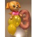 Folijas balons  Dzīvnieki - PUPPY SKYE, 60cm