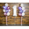 Folijas balons 92cm XXL - cipars 1, balts Folijas balons 92cm XXL - cipars 1, balts