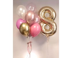 Cipars XL  un deviņu balonu pušķis