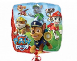 Folijas balons   PAW PATROL, 43cm, kvadrāts