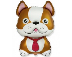 Folijas balons  Dzīvnieki -BULLDOG BROWN, 60cm