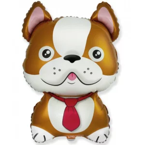 Folijas balons Dzīvnieki -BULLDOG BROWN, 60cm Folijas balons Dzīvnieki -BULLDOG BROWN, 60cm