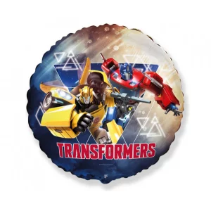 Folijas balons TRANSFORMERS - FRIENDS, 48cm, aplis Folijas balons TRANSFORMERS - FRIENDS, 48cm, aplis