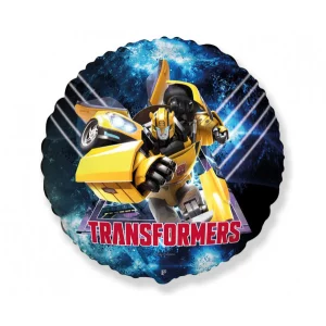 Folijas balons TRANSFORMERS - FRIENDS, 48cm, aplis Folijas balons TRANSFORMERS - FRIENDS, 48cm, aplis