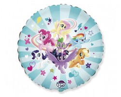 Folijas balons   Ponijs MY LITTLE PONY TEAM,  48cm, aplis