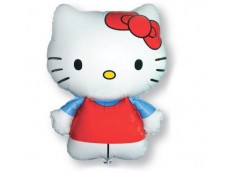 Folijas balons  Kaķis Hello Kitty, sarkans, 60cm, Flexmetal