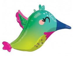 Folijas balons Putns  - Kolibri, 63 x 40cm, Anagram