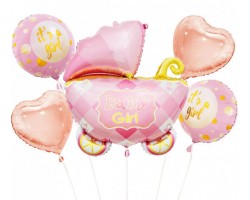 Folijas baloni Mazuļiem  - Baby Girl, komplekts