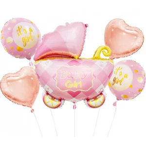Folijas baloni Mazuļiem - Baby Girl, komplekts Folijas baloni Mazuļiem - Baby Girl, komplekts