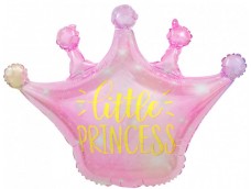 Folijas balons   Princese - Kronis Little PRINCESS, 63cmx50cm