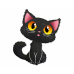 Folijas balons  Kaķis, melnais 60cm