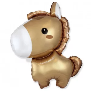Folijas balons  Dzīvnieki - BABY HORSE BROWN, 60cm