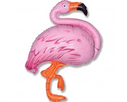 Folijas balons Putns - Flamingo, 60cm, Flexmetal Folijas balons Putns - Flamingo, 60cm, Flexmetal