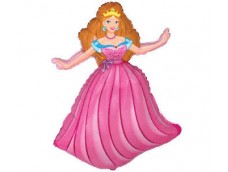 Folijas balons   Princese,  60cm - Flexmetal Folijas balons   Princese,  60cm - Flexmetal
