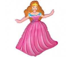 Folijas balons Princese, 60cm - Flexmetal Folijas balons Princese, 60cm - Flexmetal