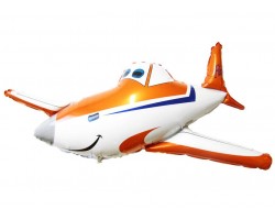 Folijas balons  Transportlīdzeklis - Smaidošā lidmašīna, 60cm, Flexmetal