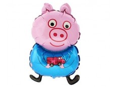 Folijas balons  Dzīvnieki - Cūciņa, zila, 60cm, Flexmetal Folijas balons  Dzīvnieki - Cūciņa, zila, 60cm, Flexmetal