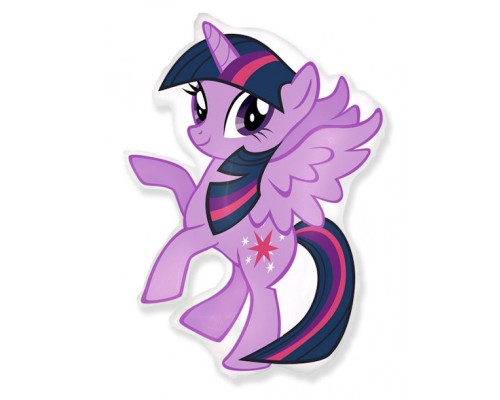 Folijas balons   Ponijs, MLP TWILIGHT SPARKLE, 60cm, Flexmetal