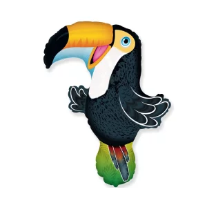 Folijas balons Putns - Tukāns, 60cm, Flexmetal Folijas balons Putns - Tukāns, 60cm, Flexmetal