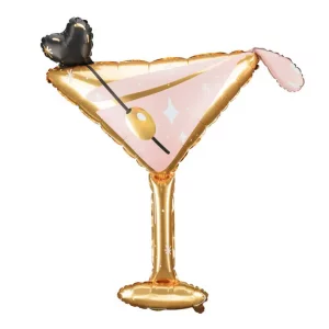 Folijas balons Ballīte - glāze, Martini, 100cm