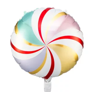 Folijas balons 45cm, Konfekte, krāsaina