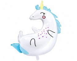 Folijas balons Vienradzis, 70 x 75 cm Folijas balons Vienradzis, 70 x 75 cm