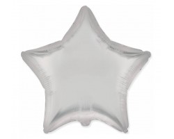 Folijas balons zvaigzne, pelēka, sudraba, mēnesgaismas, 48cm, Flexmetal  Folijas balons zvaigzne, pelēka, sudraba, mēnesgaismas, 48cm, Flexmetal