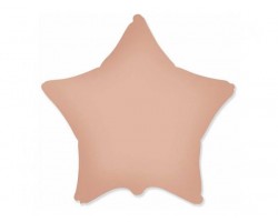 Folijas balons zvaigzne, rozā, veci, gaiši, matēta, 48cm, Flexmetal Folijas balons zvaigzne, rozā, veci, gaiši, matēta, 48cm, Flexmetal