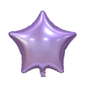 Folijas balons zvaigzne, lillā, matēta, 48cm Folijas balons zvaigzne, lillā, matēta, 48cm