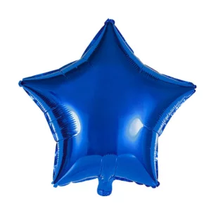 Folijas balons zvaigzne, zila, tumši, spīdīga, 48cm Folijas balons zvaigzne, zila, tumši, spīdīga, 48cm