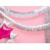 Folijas balons zvaigzne, rozā, caurspīdīga, 47cm 