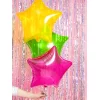Folijas balons zvaigzne, zaļa, caurspīdīga, 47cm Folijas balons zvaigzne, zaļa, caurspīdīga, 47cm