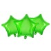 Folijas balons zvaigzne, zaļa, caurspīdīga, 47cm 