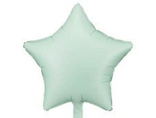 Folijas balons zvaigzne, zaļa, maigi, matēta, 48cm, PartyDeco