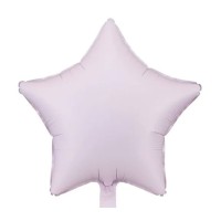 Folijas balons zvaigzne, lillā, maigi, matēta, 48cm, PartyDeco