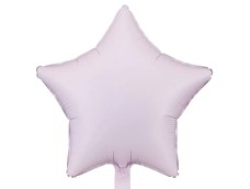 Folijas balons zvaigzne, lillā, maigi, matēta, 48cm, PartyDeco