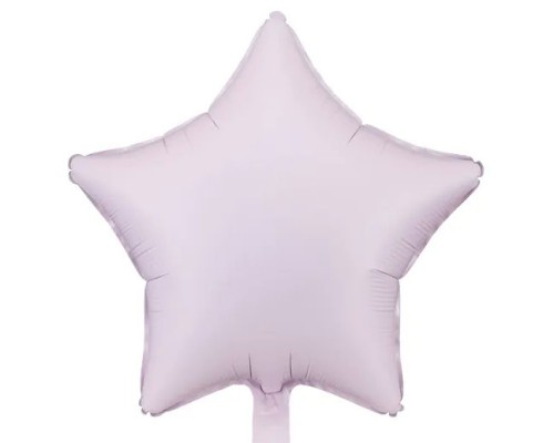 Folijas balons zvaigzne, lillā, maigi, matēta, 48cm, PartyDeco