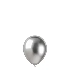 Sudraba krāsas Gemar hroma baloni 13 cm