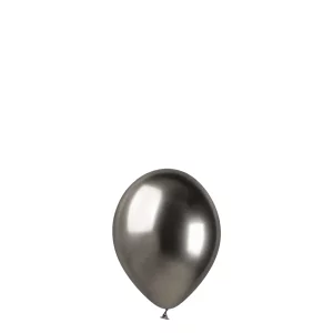 Tumši sudraba Gemar hroma baloni 13 cm