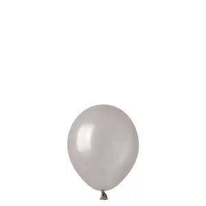 Sudraba krāsas Gemar pērļu baloni 13 cm