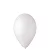 Baloni 33cm, balti, GEMAR, 50 gab.
