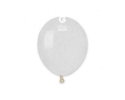 Baloni 13cm, bezkrāsaini, caurspīdīgi, GEMAR, 100 gab.