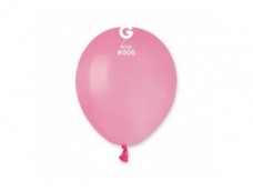 Baloni 13cm, rozā, GEMAR, 100 gab.