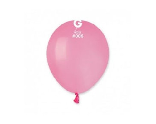 Baloni 13cm, rozā, GEMAR, 100 gab.