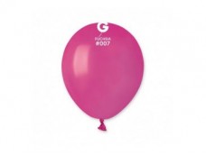 Baloni 13cm, rozā, tumši, GEMAR, 100 gab.