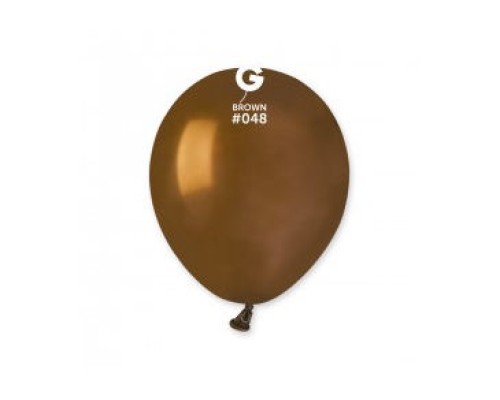 Baloni 13cm, brūni, GEMAR, 100 gab.