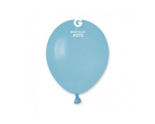 Baloni 13cm, zili, baby, macaroon, GEMAR, 100 gab.