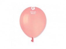 Baloni 13cm, rozā, baby, macaroon, GEMAR, 100 gab.
