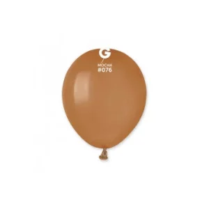 Baloni 13cm, brūni, moka, GEMAR, 100 gab.