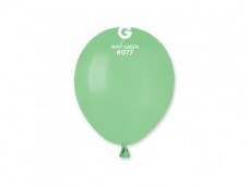 Baloni 13cm, zaļi, mint, macaroon, GEMAR, 100 gab.
